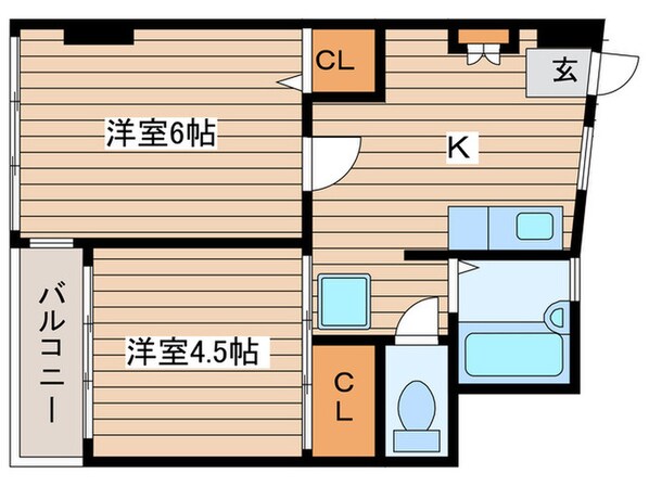 ブランハイム長町の物件間取画像